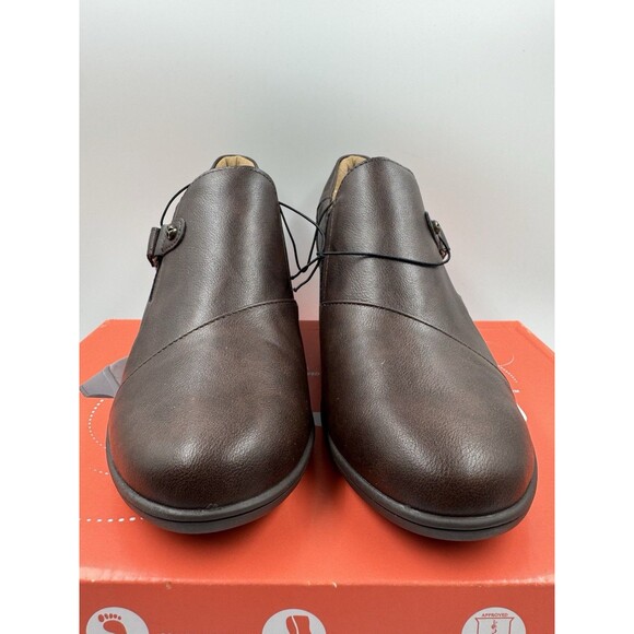 JBU Jambu Kyley Women's Brown Ankle Adjustable Small Heel  Boot Size 7.5M New - Picture 2 of 16